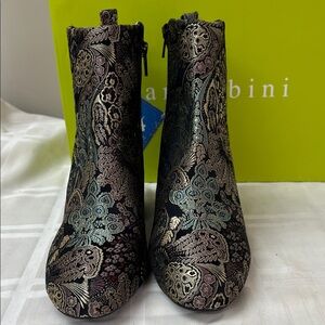 Gianni Bini Women's Floral Embroidered Ankle Boots